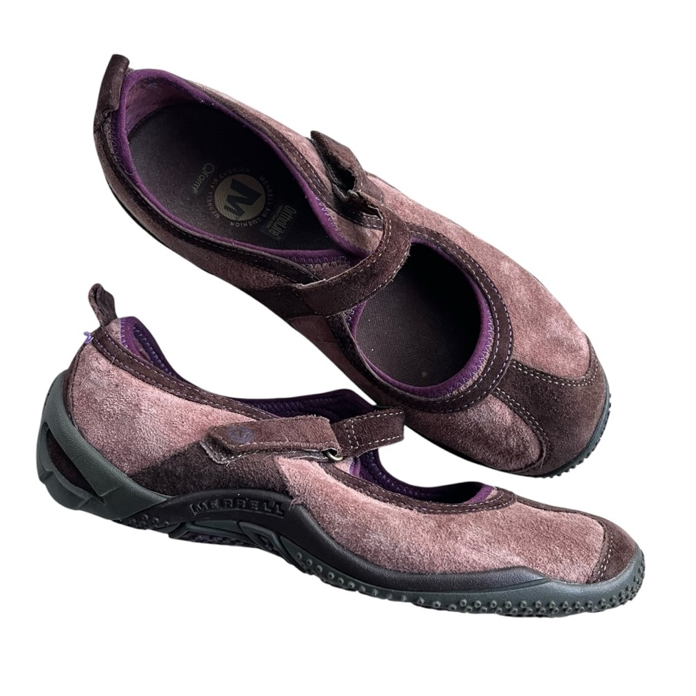 Merrell Purple and Brown Athletic Shoes